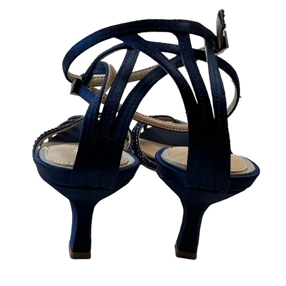 Jewel Badgley Mischka Ocean Kitten Heel Embellished Sandal - Picture 3 of 9